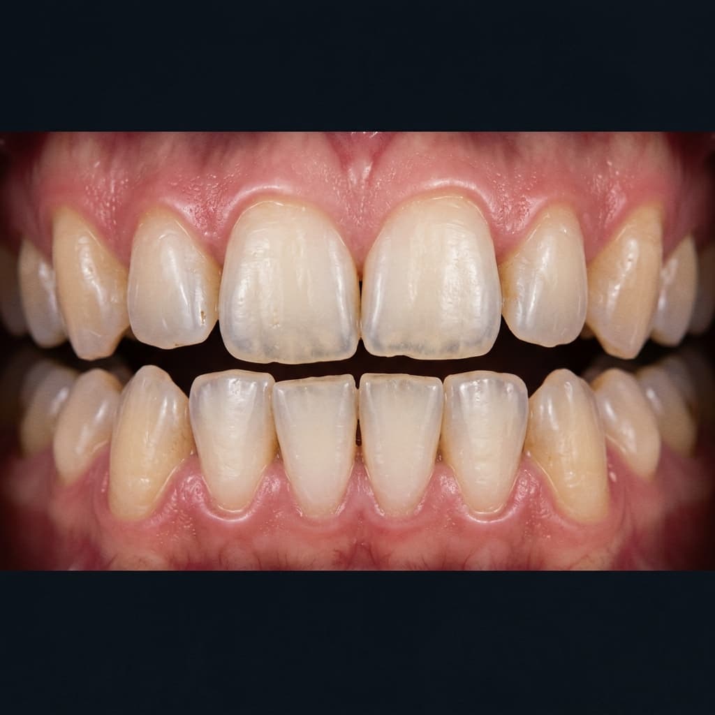 Teeth Realignment Before